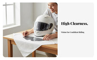 Anti-Fog Helmet Replacement Lens Scratch Resistant Replacement Helmet Lens Protection Long-Lasting for Racing Enthusiasts, Motorcyclists, Bikers, Daily Commuting, Touring, Road Driving, Outdoor