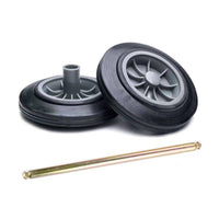 Heavy Duty Trash Can Wheels Replacement Kit Ribbed Garbage Bin Wheels Replacement Kit Weather-Resistant Waste Container Smooth Rolling for Curbside