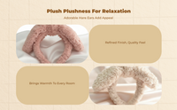 Plush Hair Knot Headband, Infant, Party, Handmade