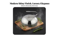 Anti Stainless Steel Steak Cover Long-Lasting Steak Basting Cover Easy to Clean for Home Cooks, Chefs, Hotels, Kitchen, Outdoor Cooking