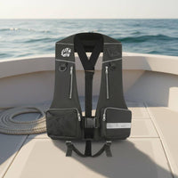 Fishing Life Vest Multi-Pocket Design Water Safety Gear Front Buckle for Adults