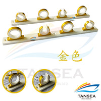 TANSEA 3160AA4 Aluminum Fishing Rod Holder Mount Set for Boats
