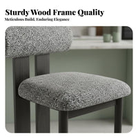 Upholstered High Stool with Woven spinerest Nordic Design Bar Chair Retro design