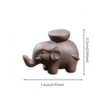 Elephant Teapot Lid Holder Small Teapot Lid Stand Figurine Pet Figurine Decorative Home Decor