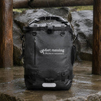 Outdoor Backpack Portable Large Capacity Backpack Coated Surface for Sports
