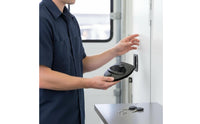 RV Compartment Door Lock Weatherproof Fishtail Handle Panel Lock Rust-Resistant Locking Hardware for Boat
