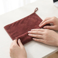 Quick Drying Microfibre Cloth and Cleaning Cloths, 30x30cm Microfibre Cloth with Hanging Loop, Pilling-Resistant Fabric for Universal Use