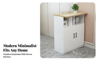Bar Table with Storage Multifunctional Entryway Partition Cabinet Multi-Functional Entryway Storage Cabinet for Homeowners, Families, Hallway, Bedroom