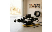 Slim-Design Manual Scissor Jack Foldable Scissor Jack with Crank Handle Long-Lasting Tool Strong for Tire Changes