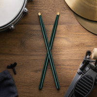 5A Hickory Drumsticks Professional Hickory 5A Drumsticks Balanced Drumstick with Wood Tip for Drummers