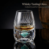 Crystal Whiskey Tasting Glass, Nordic Minimalist Style