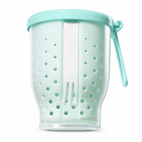 Fruit Cup Portable Travel Food Container with Lid Reusable for Car, Commuters