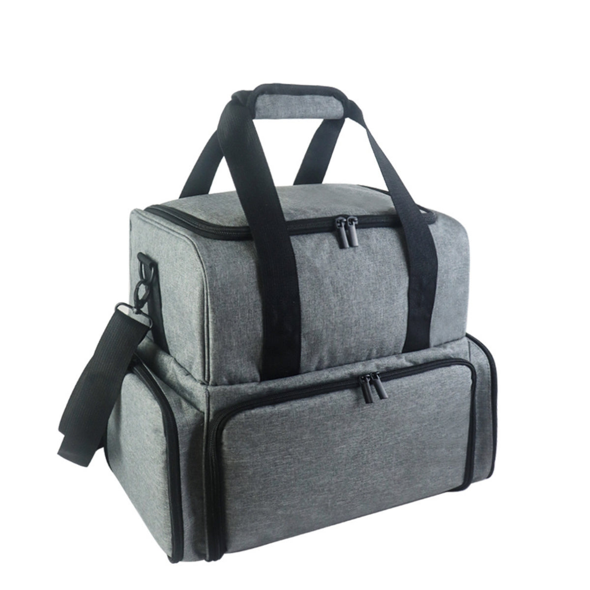 Nail Organizer Case with Shoulder Strap Multi-Layer Makeup Bag with Shoulder Strap Portable Makeup Organizer Bag for Travelers