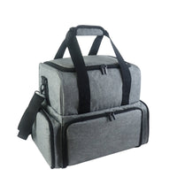 Nail Organizer Case with Shoulder Strap Multi-Layer Makeup Bag with Shoulder Strap Portable Makeup Organizer Bag for Travelers