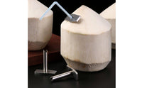 Coconut Opener Tool Reusable Coconut Opener Kitchen Utensil Comfortable Grip Portable for Restaurants, Picnics