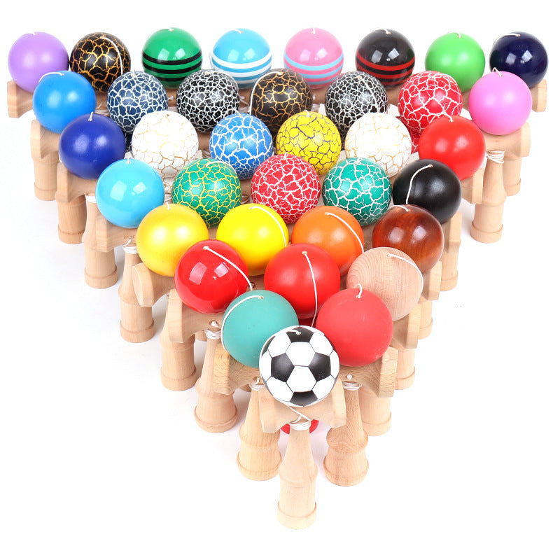 Wooden Kendama Ball and Cup Toy