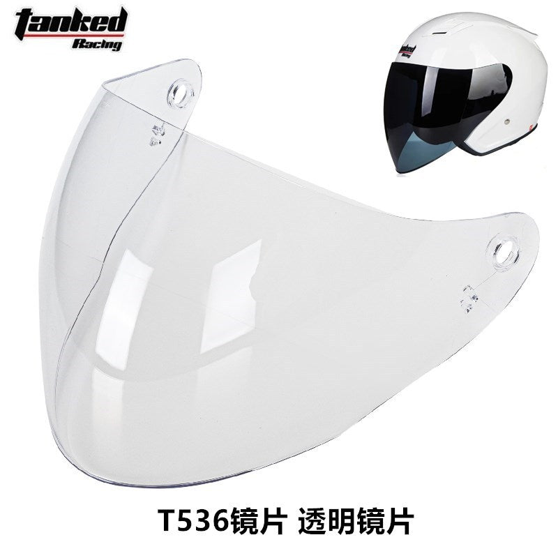 Tanked Racing T536 Helmet Visor Replacement for Half Helmets