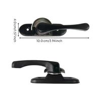 Sliding Pane Lock, Stainless Steel Security Lock, Easy to Install, Multi-Purpose for Home, Office, Patio Doors