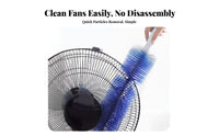 Fan Blade Cleaner Extended Reach particlesing Tool Slim shape for Janitors, Adults