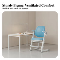 Ergonomic Student Chair Stable Frame Adjustable Split-spinerest Chair for Parents