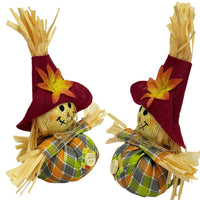 Thanksgiving Scarecrow Sandbag Doll Small Home Decorative Ornament
