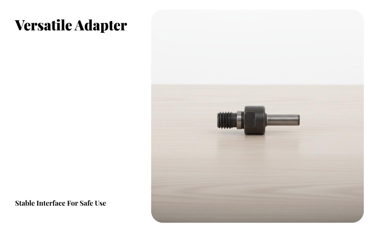 Drill to Grinder Adapter Versatile Polishing Pad Connecting Rod Polishing Disc Connecting Rod Easy Installation for Garage