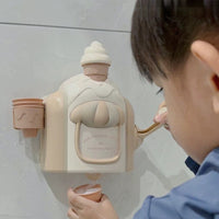 亚马逊儿童浴室冰淇淋泡泡机洗澡戏水玩具手动泡泡制造机冰淇淋机