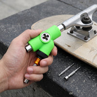 Skateboard T/Y Type Semi-Automatic Ratchet Tool with Socket Wrench for Skateboarding