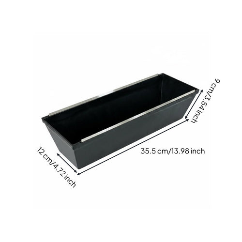 Border Box Non-Slip Feet Drywall Mud Pan Deepened Design for Plasterers