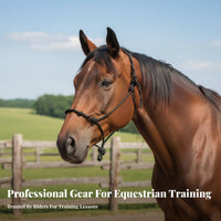 Rope Halter Twisted Crown Knotted Training Halter Equestrian Equipment Natural Horsemanship Clinician Design