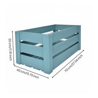 Fir Wood Crate Reinforced Accessible Wooden Box Display