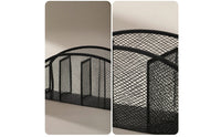 Desk Organizer with Compartments Metal Mesh Organizer Space-Saving for Dorm Room