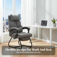 Reclining Sled Base Chair Ergonomic Design Office Furniture Support