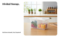 Handled Box with Divider Divided Sectisingled Storage Container accommodateable