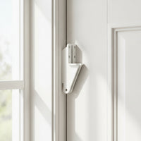 2 Pieces Replacement Screen Door Closer Bracket Plastic Door Closer Mounting Bracket Angled Hardware Reliable for Homeowners, DIYers, Home Repair