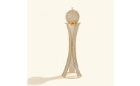 European Design Censer Freestanding Gold Scent Stand Vintage Design Ornate Metal Censer for Hotel Lobby