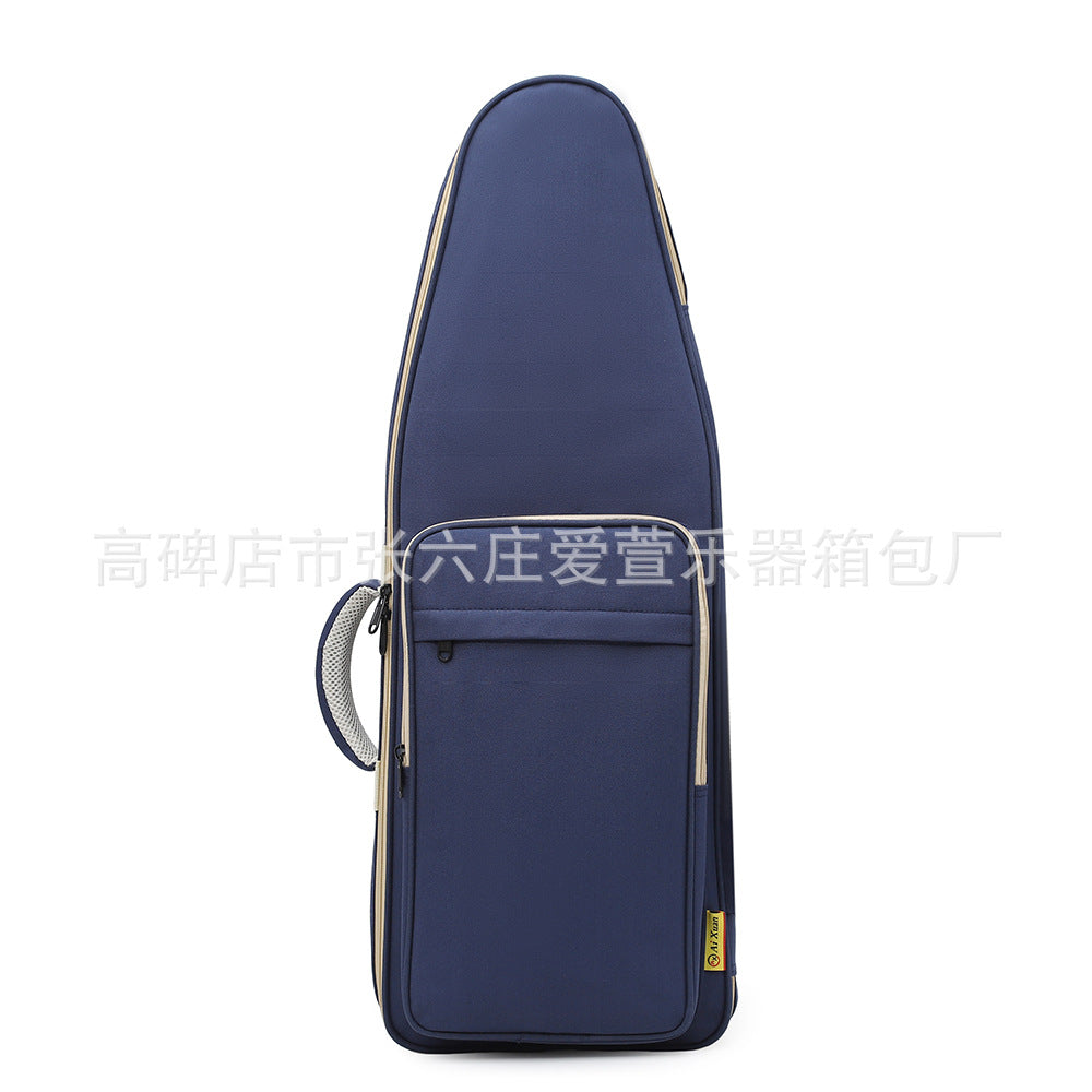 Blue / Bamboo Flute Bag