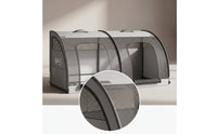Pets Travel Dog Crates with Waste Tray Breathable Foldable Dog Crates Secure Car Kennel for Camping