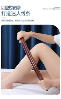 全身65珠通用套装擀筋棒按摩棍刮痧棒工具刮肚子赶筋器肌肉放松棒