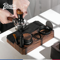 Bincoo Multifunctional Coffee Tamper Base and Tool Storage Set for Espresso Machines