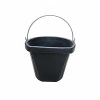 Rubber Pail D-Shaped Rubber Pail 18 L for Construction