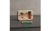 Wooden Fingerboard with Hanging Rope Compact Finger Training Board Non Slip Grip Panel with Rope for Climbers, Boulderers