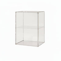 Clear Figurine Display Box Dustproof Storage Case Removable Dividers  Display Case for Collectors