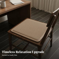 Extra Thick Thickened Sponge Chair Cushion High-Density Foam Filling Solid Wood Chair Cushion Piped Edging for Bay Window, Tea Room, Patio
