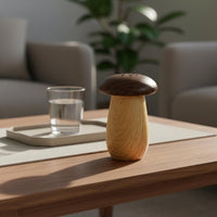 Wood Grain Mycelium-Themed Dental Pick Holder Multi Use Household Storage Debris