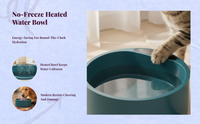 Pet Heated Water Bowl, Automatic Outdoor Drinking