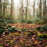 Maple Leaf Wind 360° Rotation Maple Leaf Garden Stake Weather-Resistant