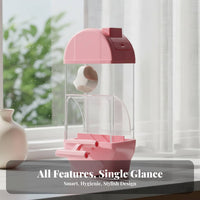 Automatic Bird Feeder Large Capacity Parrot Food Dispenser Husk Separator Automatic Bird Dispenser for Vacation, Travel