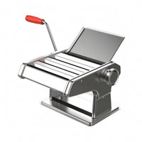 Tabletop Noodle Machine Polished Silver Manual Noodle Maker Hand Crank