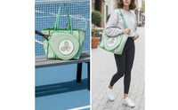 Large-Capacity Tennis Tote with Racket Pocket Spacious Tennis Tote Bag Lightweight Versatile for Court